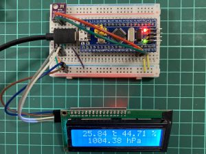 STM32+SC1602+BME280